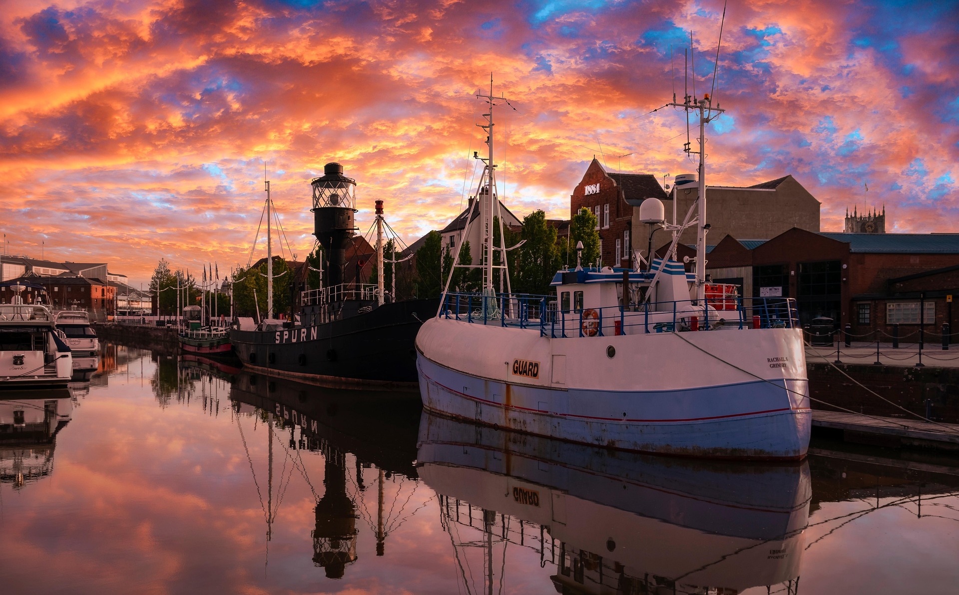 Hull Historic Docks at Sunset - IT Services in Hull